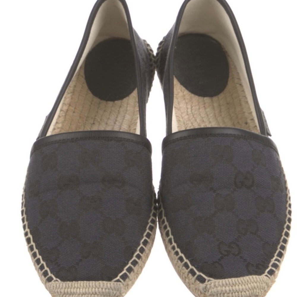 Gucci women GG black espadrilles